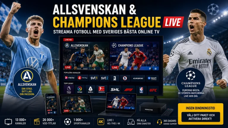 Sveriges bästa online TV