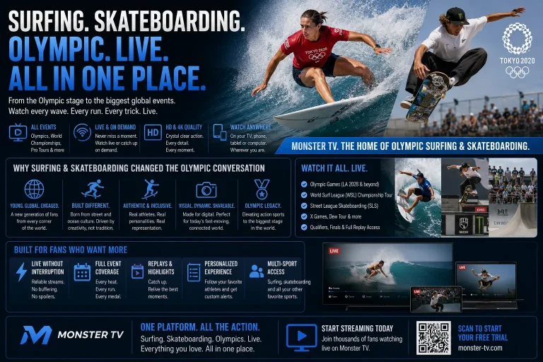 Surfing & Skateboard Olympics Live