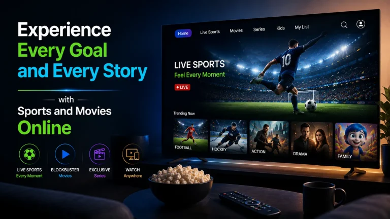 Experience Every Goal and Every Story with Sports and Movies Online